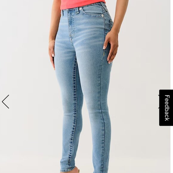 Halle high rise big t super skinny jeans - Picture 5 of 7